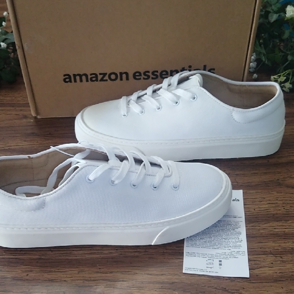 Amazon Essentials Women's White Sneakers - Picture 7 of 12
